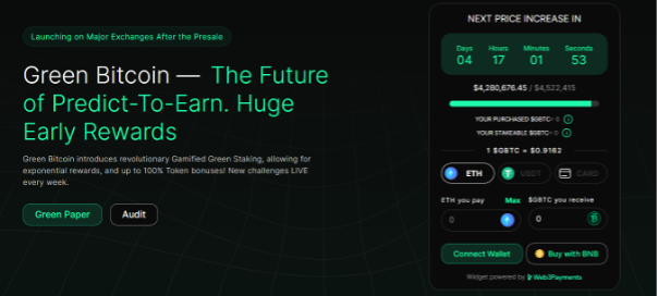 The winning strategy behind Green Bitcoin's $4 million raise and how it paves the way for 10x returns!